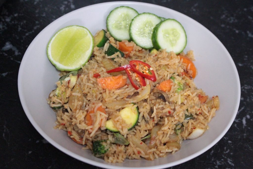 Vegan Thai Chilli Basil Fried Rice